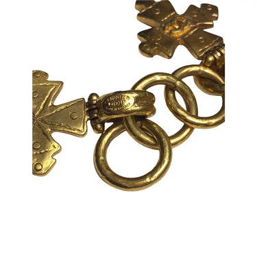 Vintage CC Cross Charms Bangle 1994 - Chanel
